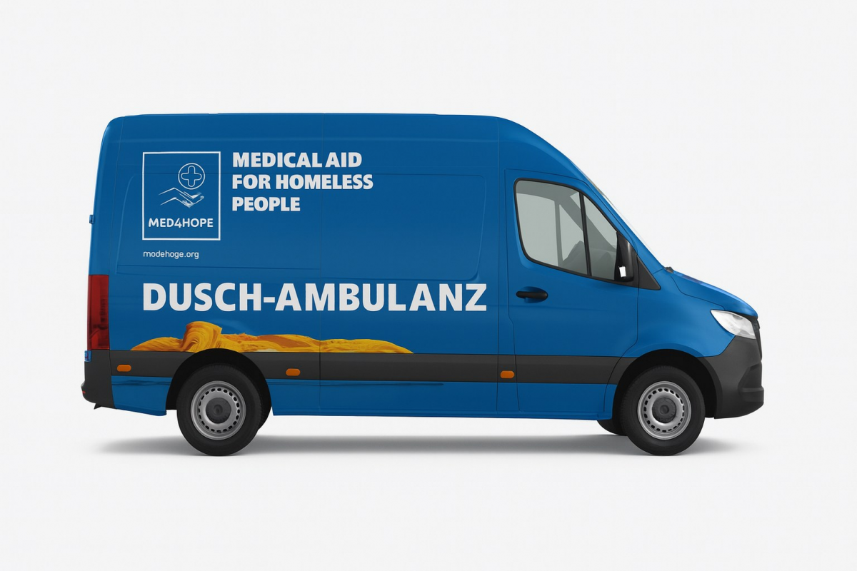 Projekt SOAP4HOPE - Duschambulanz