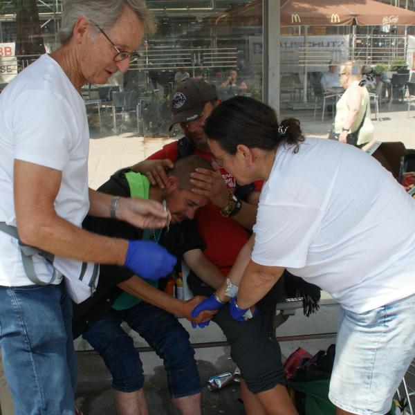 Allgemeine Unterstützung - Medizinische Hilfe für Obdachlose