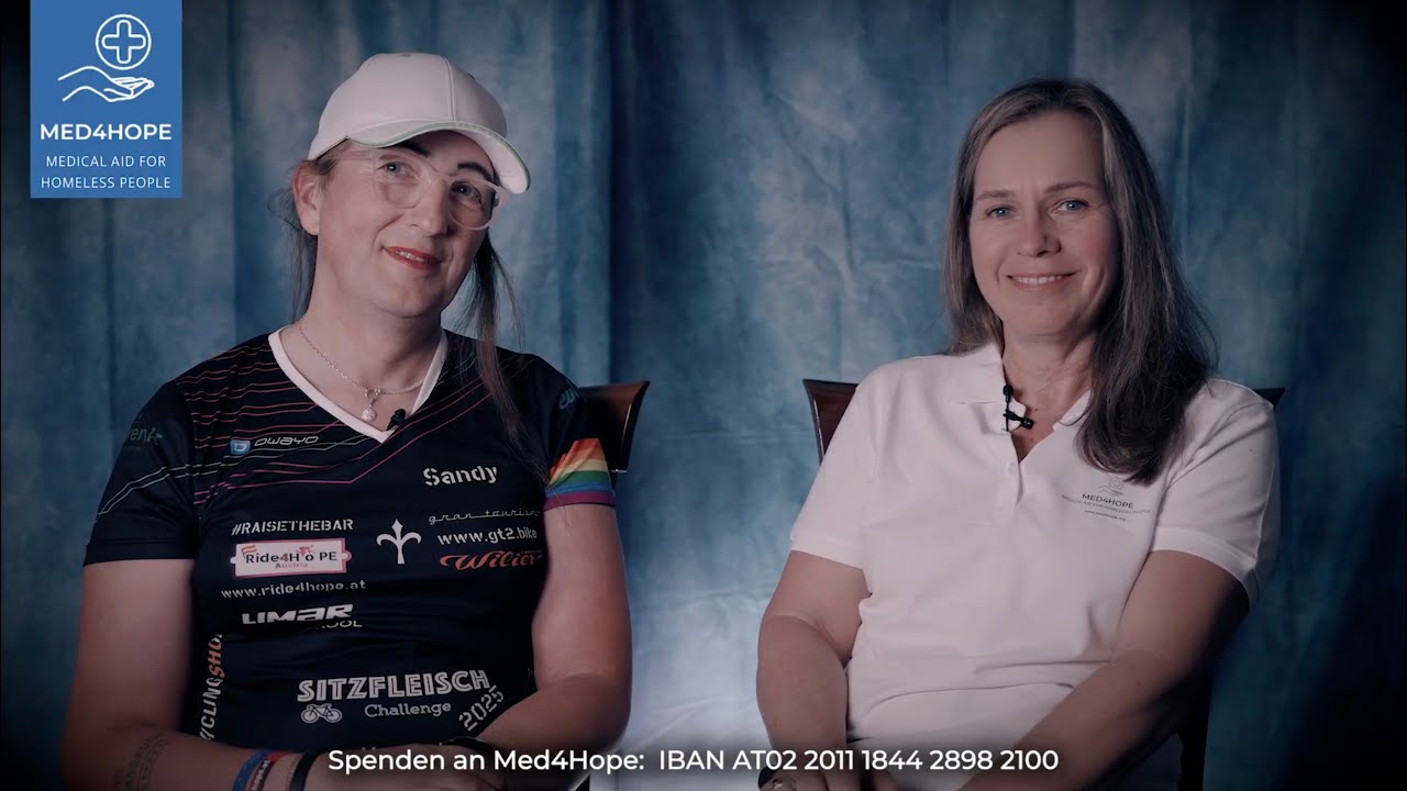 Sandra Jenewein von Ride4Hope & Dr. Monika Stark